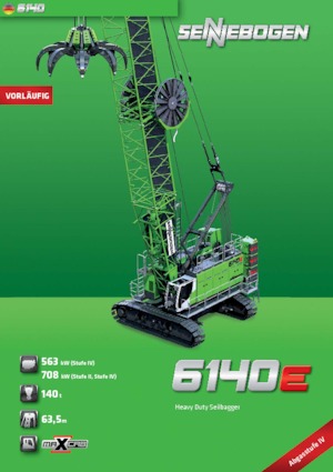 Crawler cranes - Lattice boom Sennebogen 6140 HD