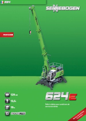 Crawler cranes - Lattice boom Sennebogen 624 HD