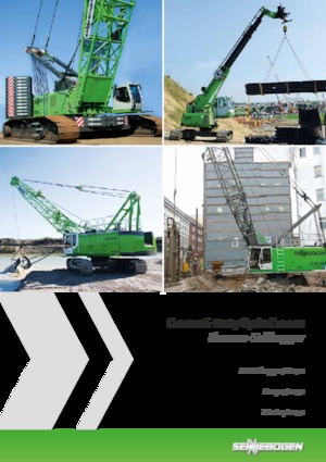 Crawler cranes - Lattice boom Sennebogen 7700