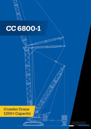 Crawler cranes - Lattice boom Demag CC 6800-1