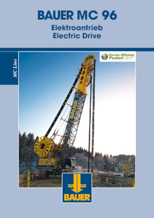 Paletli vinçler - kafes patlaması BAUER Group eMC 96