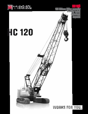Crawler cranes - Lattice boom TEREX CRANES HC 120