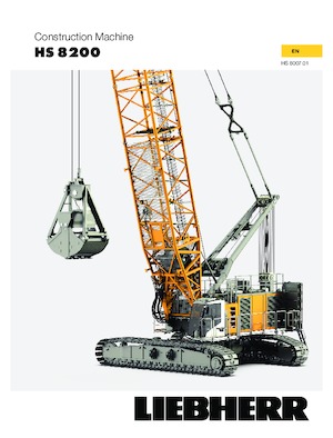 Crawler cranes - Lattice boom Liebherr HS 8200