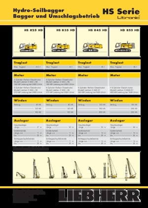 Crawler cranes - Lattice boom Liebherr HS 8050 HD