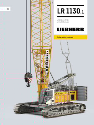Crawler cranes - Lattice boom Liebherr LR 1130.1