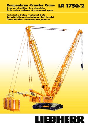 Crawler cranes - Lattice boom Liebherr LR 1750/2