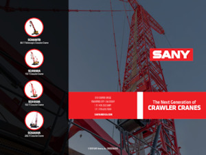 Crawler cranes - Lattice boom Sany SCA1350A