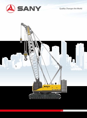 Crawler cranes - Lattice boom Sany SCC1000E