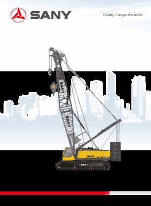 Paletli vinçler - kafes patlaması Sany SCC1800