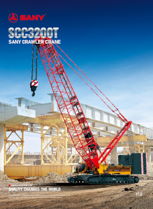 Crawler cranes - Lattice boom Sany SCC3200T