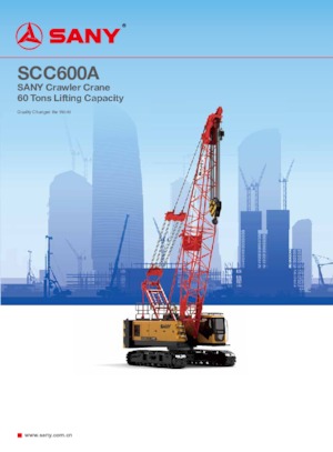 Crawler cranes - Lattice boom Sany SCC600A