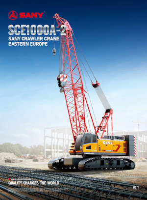 Paletli vinçler - kafes patlaması Sany SCE1000A-2