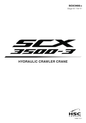 Crawler cranes - Lattice boom Hitachi Sumitomo SCX3500-3