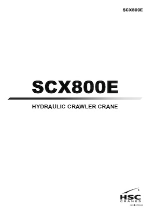 Paletli vinçler - kafes patlaması Hitachi Sumitomo SCX800E