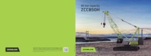 Crawler cranes - Lattice boom Zoomlion ZCC850H