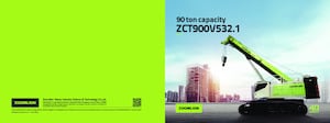 Crawler cranes - Telescopic boom Zoomlion ZCT900V532.1