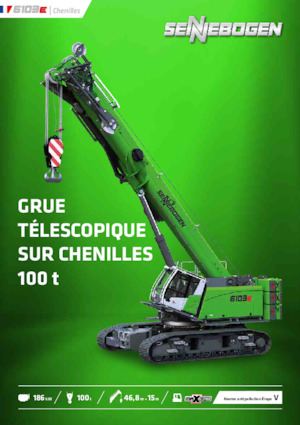 Crawler cranes - Telescopic boom Sennebogen 6103 E