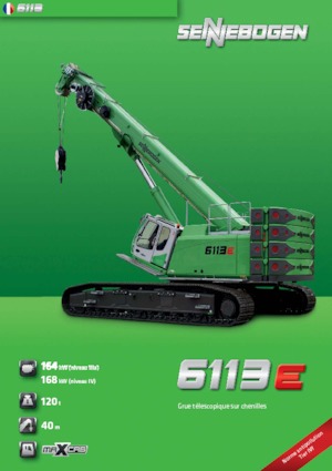 Crawler cranes - Telescopic boom Sennebogen 6113 R