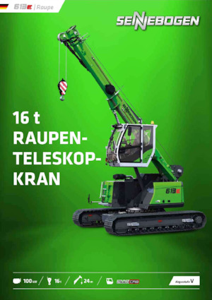 Crawler cranes - Telescopic boom Sennebogen 613E