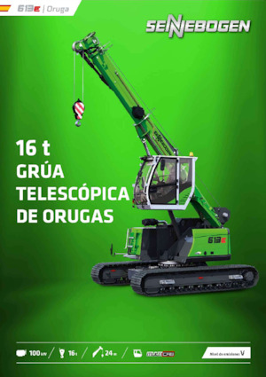 Crawler cranes - Telescopic boom Sennebogen 613E