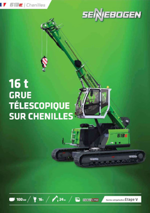 Crawler cranes - Telescopic boom Sennebogen 613E