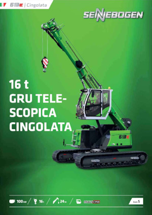 Crawler cranes - Telescopic boom Sennebogen 613E