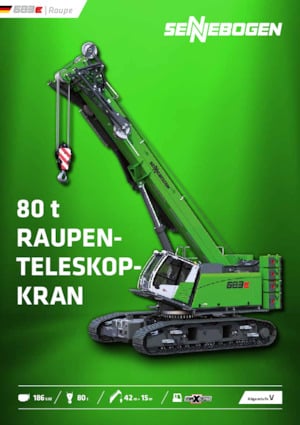 Crawler cranes - Telescopic boom Sennebogen 683E