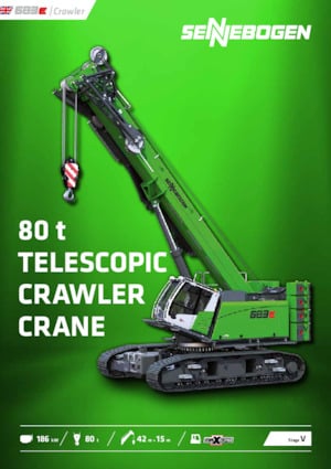 Crawler cranes - Telescopic boom Sennebogen 683E