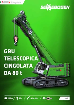 Crawler cranes - Telescopic boom Sennebogen 683E