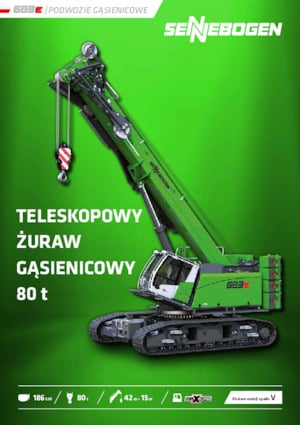 Paletli vinçler - teleskopik bom Sennebogen 683E