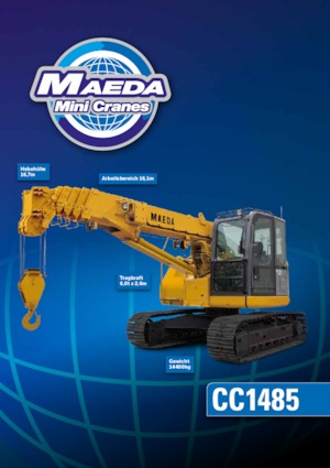 Crawler cranes - Telescopic boom Maeda CC 1485