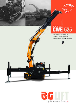 Crawler cranes - Telescopic boom BG Lift CWE 525