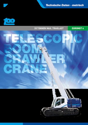 Crawler cranes - Telescopic boom Tadano GTC-350
