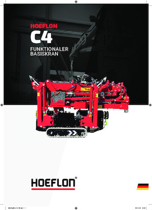 Crawler cranes - Telescopic boom Hoeflon Hoeflon C4e