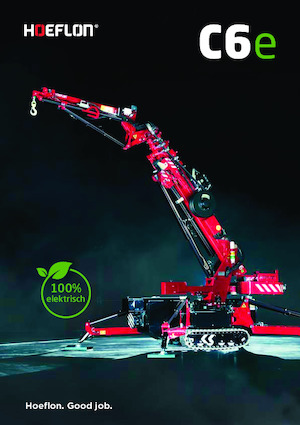 Crawler cranes - Telescopic boom Hoeflon Hoeflon C6e
