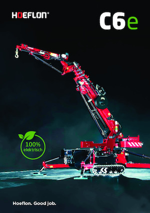 Crawler cranes - Telescopic boom Hoeflon Hoeflon C6e