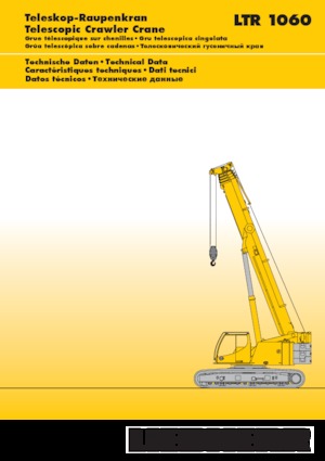 Paletli vinçler - teleskopik bom Liebherr LTR 1060