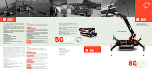 Crawler cranes - Telescopic boom BG Lift M 400