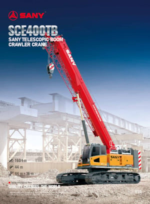 Crawler cranes - Telescopic boom Sany SCE400TB 