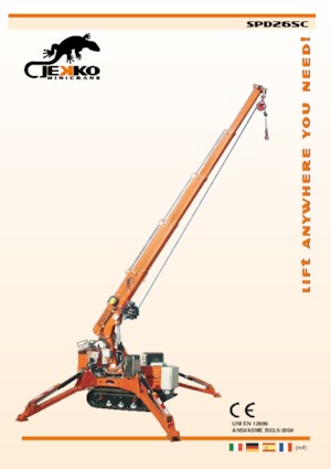 Crawler cranes - Telescopic boom Jekko SPD265C