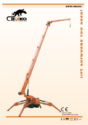 Crawler cranes - Telescopic boom Jekko SPD360C