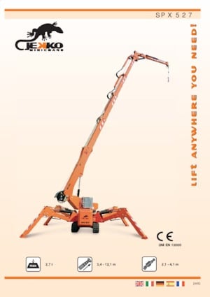 Crawler cranes - Telescopic boom Jekko SPX527