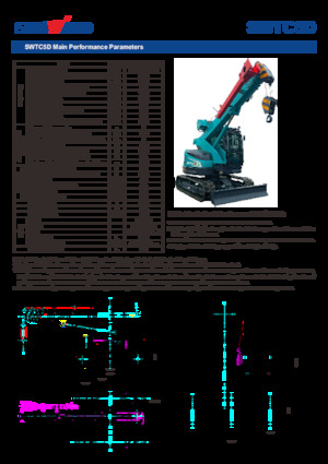 Crawler cranes - Telescopic boom Sunward SWTC5D