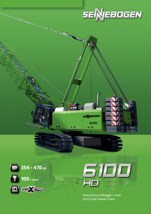 Crawler cranes - Lattice boom Sennebogen 6100 HD-B