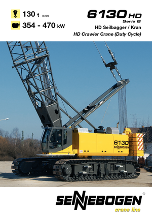 Crawler cranes - Lattice boom Sennebogen 6130 HD