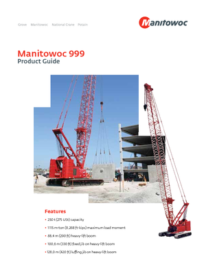Paletli vinçler - kafes patlaması Manitowoc 999