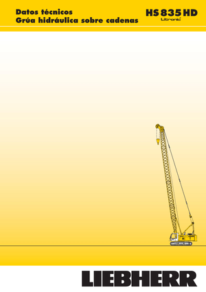 Paletli vinçler - kafes patlaması Liebherr HS 835 HD Litr.