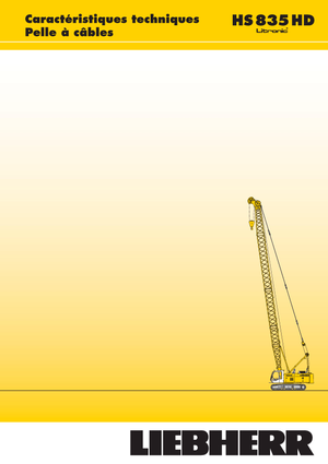 Crawler cranes - Lattice boom Liebherr HS 835 HD Litr.