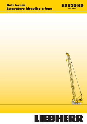 Crawler cranes - Lattice boom Liebherr HS 835 HD Litr.