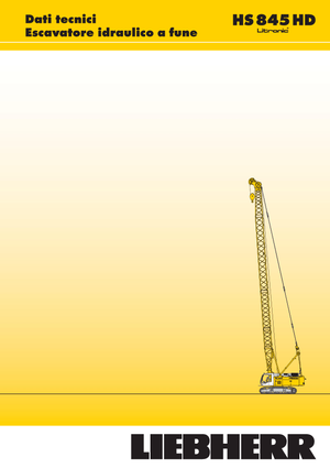 Crawler cranes - Lattice boom Liebherr HS 845 HD Litr.